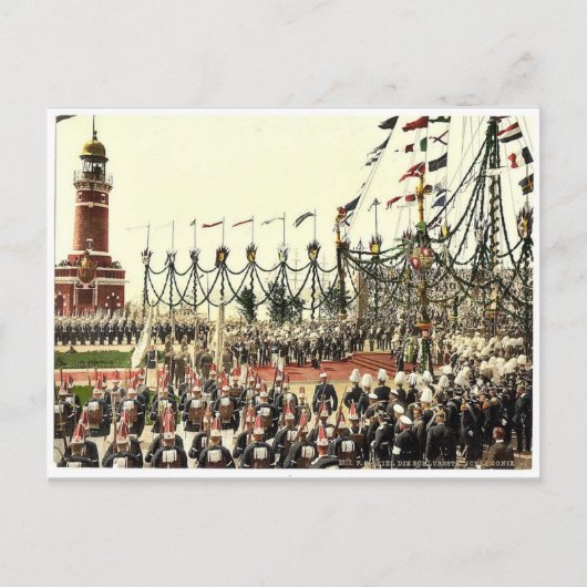 Carte Postale Ouverture du canal de Kiel, Kiel, Schleswig-Holste (Devant)