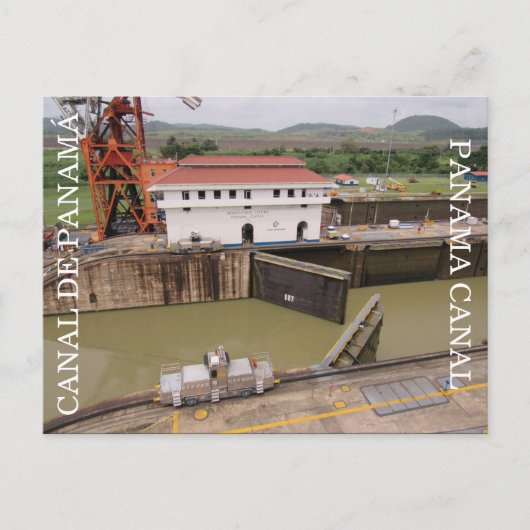 Carte Postale ouverture du canal panama (Devant)