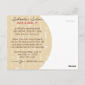 Carte Postale Ouverture solennelle du Salon de coiffure Chic Hue (Dos)