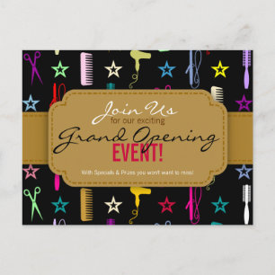 Carte Postale Ouverture solennelle du Salon de coiffure Chic Hue