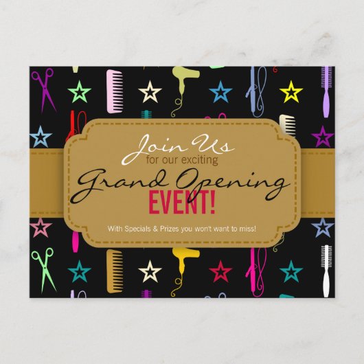 Carte Postale Ouverture solennelle du Salon de coiffure Chic Hue (Devant)