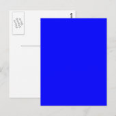 CARTE POSTALE OUVRAGE DE TEXTURE ARRIÈRE - PLAN BLEU OCÉAN D'ÉTÉ (Devant / Derrière)