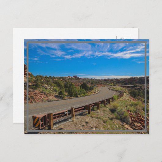 Carte Postale Ouvre la route ! (Devant / Derrière)