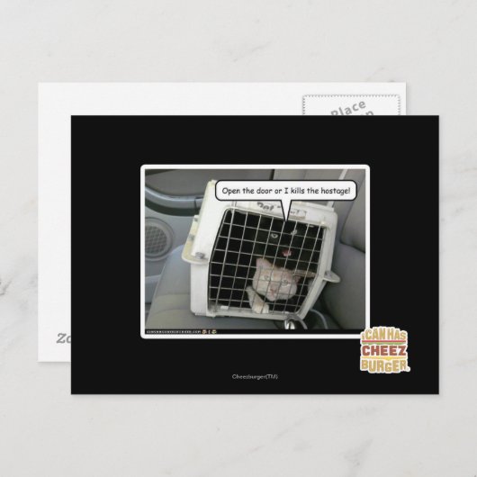 Carte Postale Ouvrez la porte (Devant / Derrière)