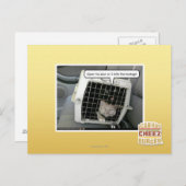 Carte Postale Ouvrez la porte (Devant / Derrière)