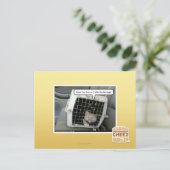 Carte Postale Ouvrez la porte (Debout devant)