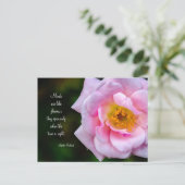 Carte Postale Ouvrez votre esprit comme une fleur (Debout devant)