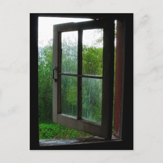 Carte Postale Ouvrir la fenêtre (Devant)