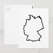 CARTE POSTALE OUVRIR LA LIGNE DIRECTRICE ALLEMANDE (Devant / Derrière)