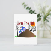 Carte Postale "Over the Hill" Drôle Cadeaux d'anniversaire (Debout devant)