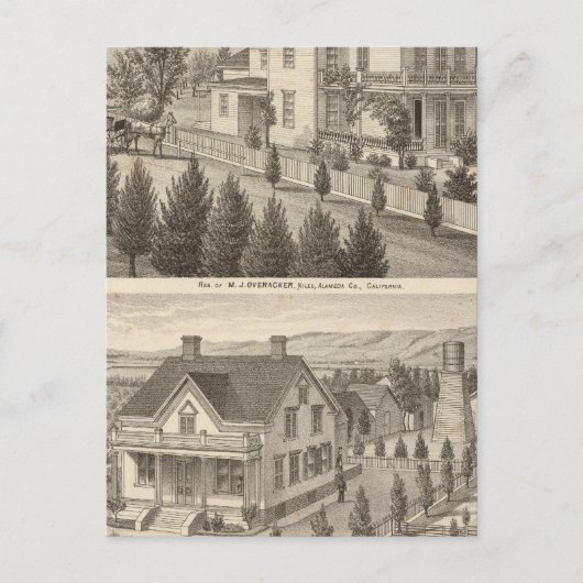 Carte Postale Overacker, Résidences Emerson (Devant)