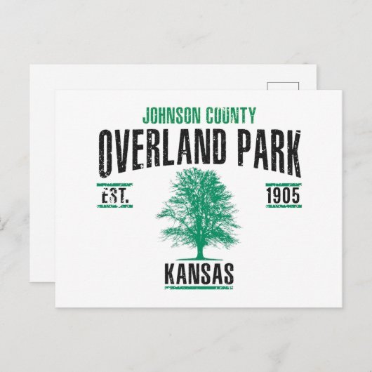 Carte Postale Overland Park (Devant / Derrière)