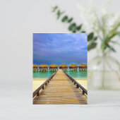 Carte Postale Overwater bungalows at Sheraton Maldives (Debout devant)