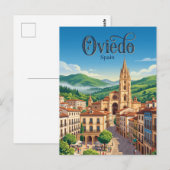 Carte Postale Oviedo Espagne (Devant / Derrière)