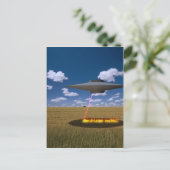 CARTE POSTALE OVNI (Debout devant)