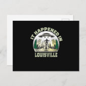 Carte Postale OVNI Alien À louisville (Devant / Derrière)