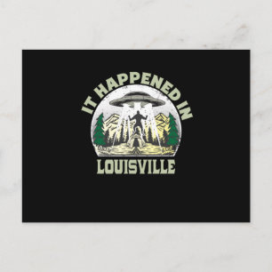 Carte Postale OVNI Alien À louisville