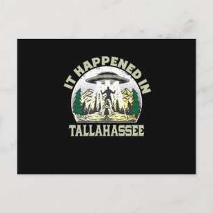 Carte Postale OVNI Alien À Tallahassee