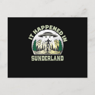 Carte Postale OVNI Alien Dans Sunderland City
