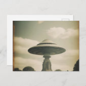 Carte Postale OVNI mystérieux (Devant / Derrière)