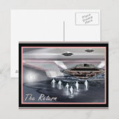 Carte Postale OVNI - Retour (Devant / Derrière)