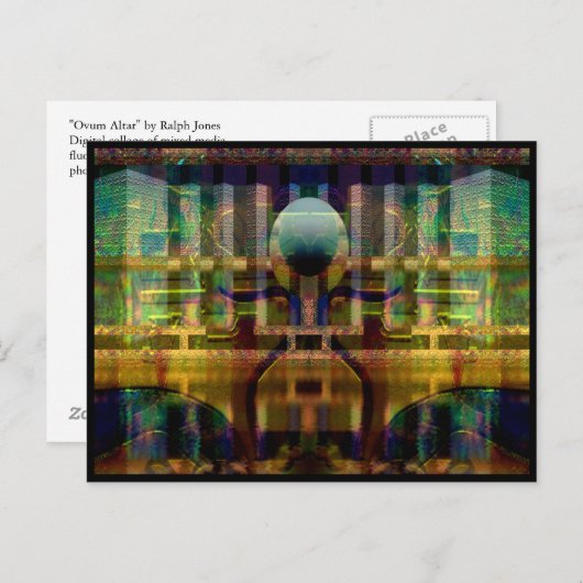 Carte Postale "Ovum Autel" (Devant / Derrière)