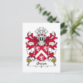 Carte Postale Owen Family Crest (Debout devant)
