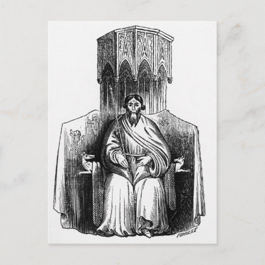 Carte Postale Owen Glendower de son sceau (Devant)