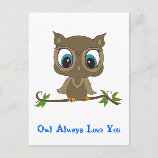 Carte postale Owl (Devant)