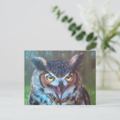 Carte postale Owl (Debout devant)