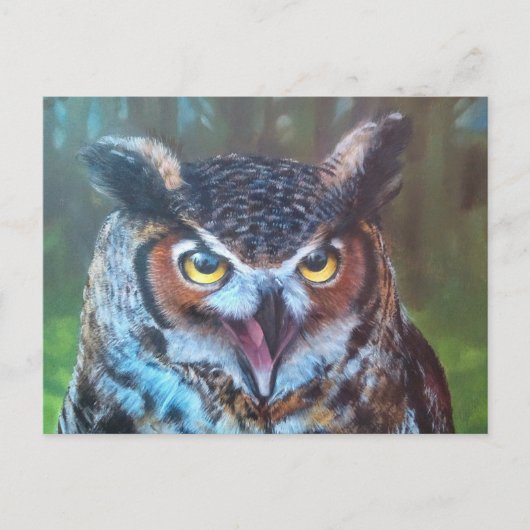 Carte postale Owl (Devant)