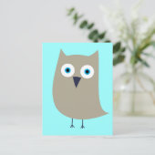 CARTE POSTALE OWL (Debout devant)