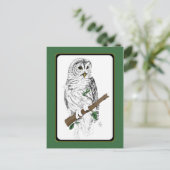 Carte postale Owl 3 (Debout devant)