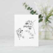 Carte postale Owl 'Be You' (Debout devant)