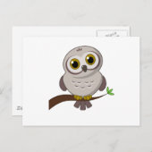 Carte Postale Owl Cutie (Devant / Derrière)