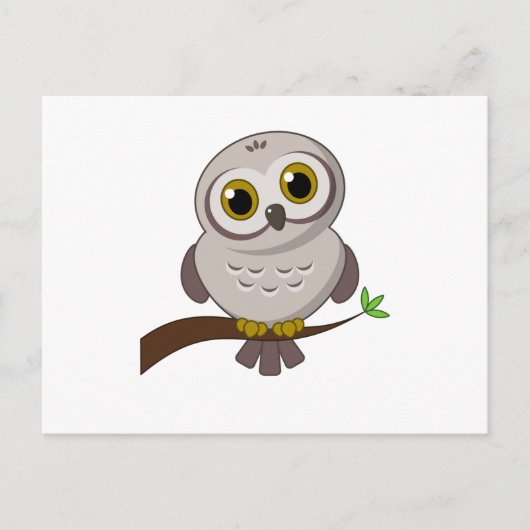 Carte Postale Owl Cutie (Devant)