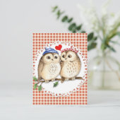 Carte Postale Owl Love (Debout devant)