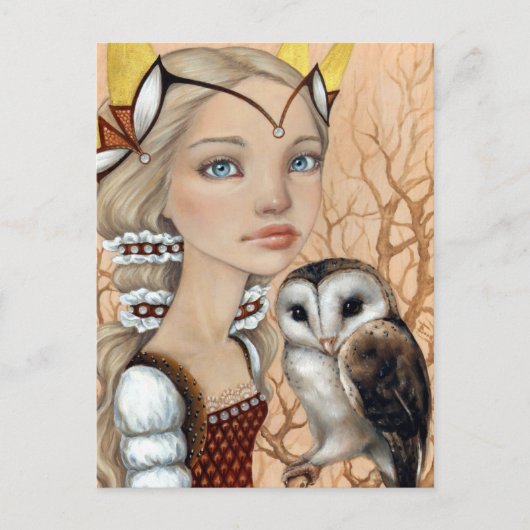Carte Postale Owl Maiden (Devant)