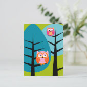 Carte Postale owls 4 (Debout devant)