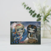 Carte postale "Owlyn and Robyn" (Debout devant)