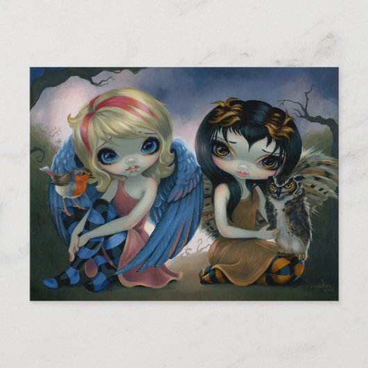 Carte postale "Owlyn and Robyn" (Devant)