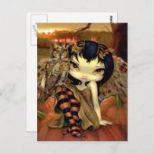 Carte postale "Owlyn in Automne" (Devant / Derrière)