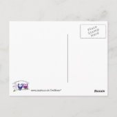 Carte Postale Owways in my heart, cute Owl Gifts (Dos)