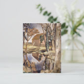 Carte Postale Oxenbridge Pond, célèbre oeuvre de Paul Nash (Debout devant)