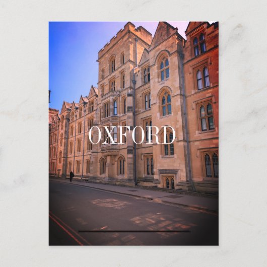 Carte postale Oxford (Devant)