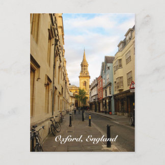 Carte postale Oxford, Angleterre