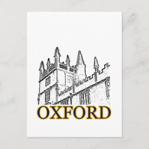 Carte Postale Oxford Angleterre 1986 Bâtir des spirales blanc