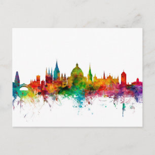 Carte Postale Oxford Angleterre Skyline