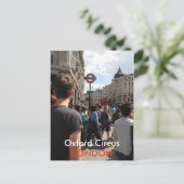 Carte postale Oxford Circus Londres (Debout devant)