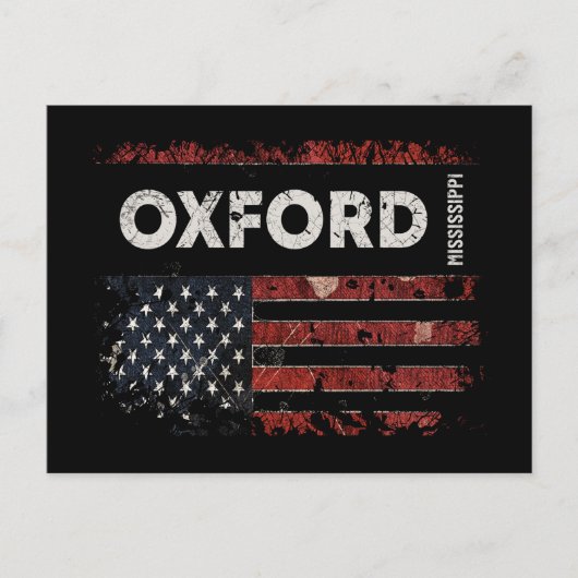 Carte Postale Oxford Mississippi (Devant)